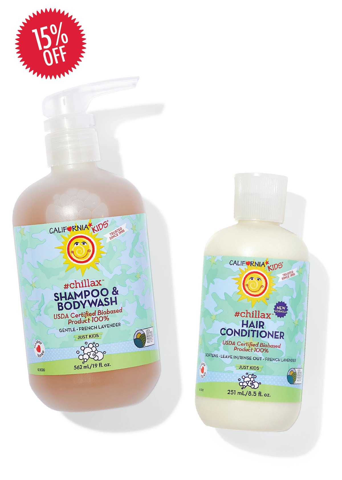 Kids #Chillax™ Shampoo + Conditioner Bundle-Kids #Chillax™ Shampoo + Conditioner Bundle
