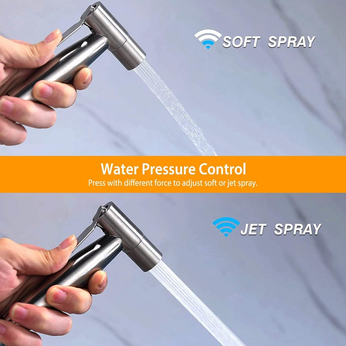 Handheld Bidet Sprayer Stainless Steel-Handheld Bidet Sprayer Stainless Steel