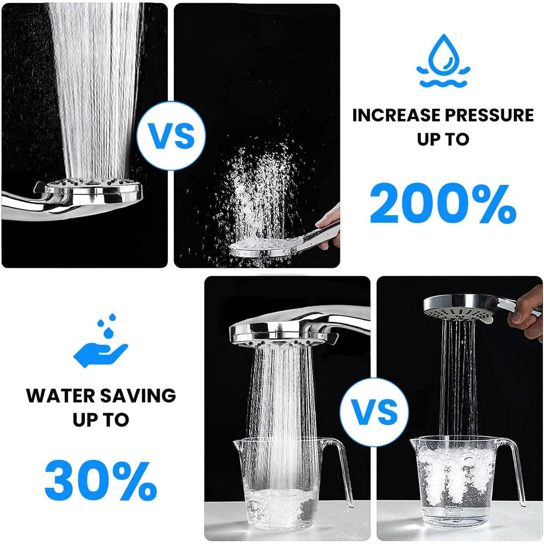 Handheld Filtered High Pressure Shower Head-Handheld Filtered High Pressure Shower Head