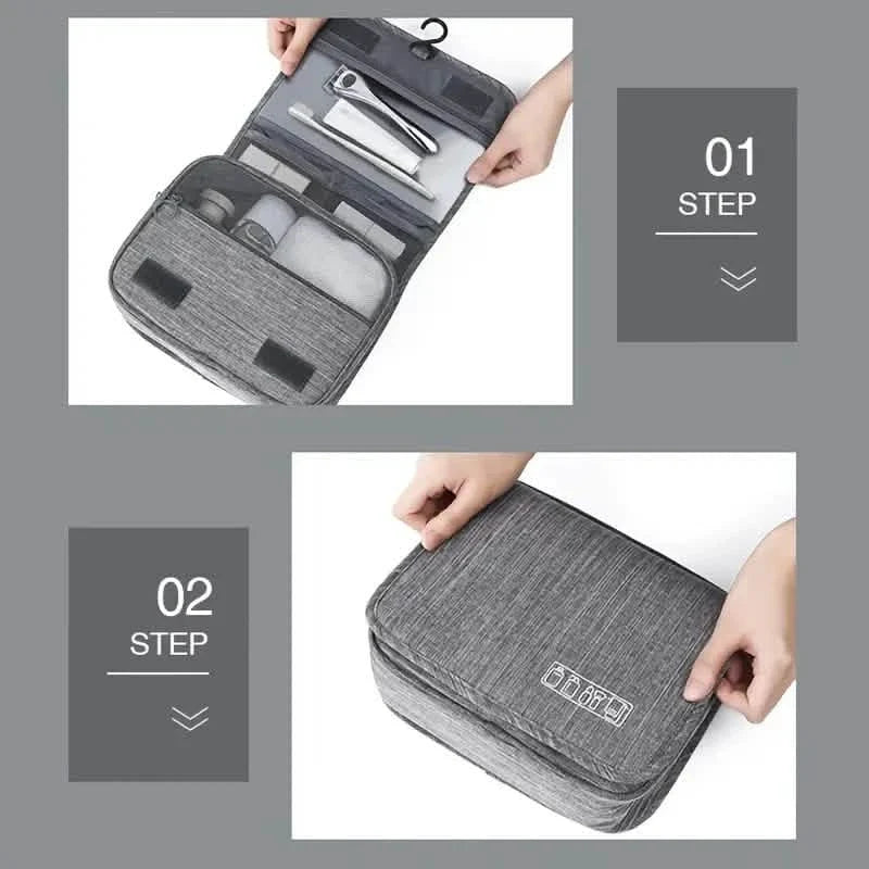 Hanging Toiletry Large Capacity Storage Bag-Hanging Toiletry Large Capacity Storage Bag