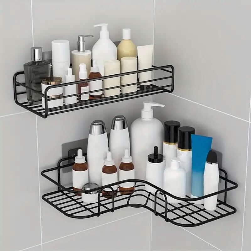 Heavy-Duty Triangle Wall Mounted Shower Caddy Rack-Heavy-Duty Triangle Wall Mounted Shower Caddy Rack