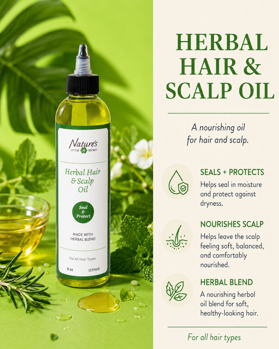 HERBAL HAIR & SCALP OIL-HERBAL HAIR & SCALP OIL