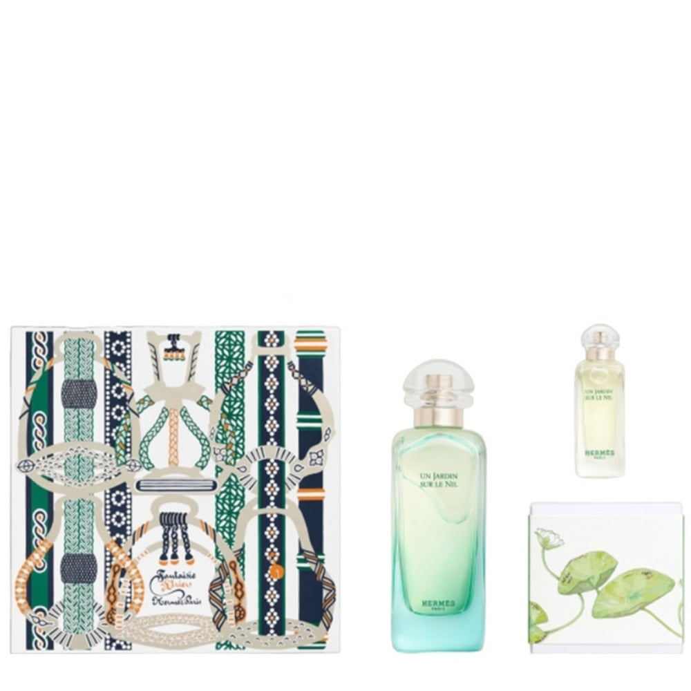 Hermes A Garden on the Nile Gift Set - 3 Piece Set-Hermes A Garden on the Nile Gift Set - 3 Piece Set