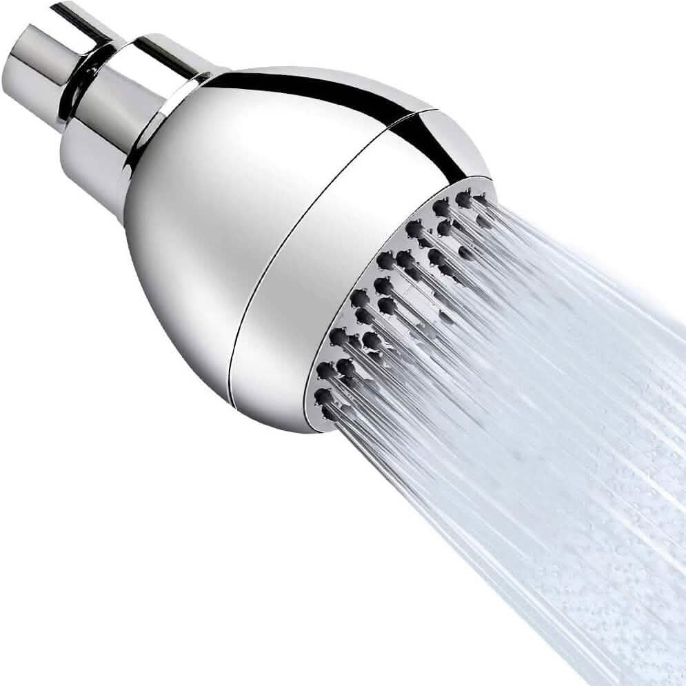 High Pressure Shower Head 3" Anti-clog Anti-leak Fixed with Adjustable Swivel Brass Ball Joint-High Pressure Shower Head 3" Anti-clog Anti-leak Fixed with Adjustable Swivel Brass Ball Joint