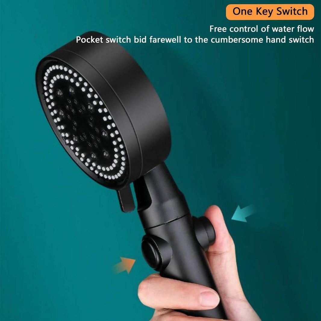 High-Pressure Shower Head 5-Modes Adjustable Faucet Aerator Water Saving-High-Pressure Shower Head 5-Modes Adjustable Faucet Aerator Water Saving