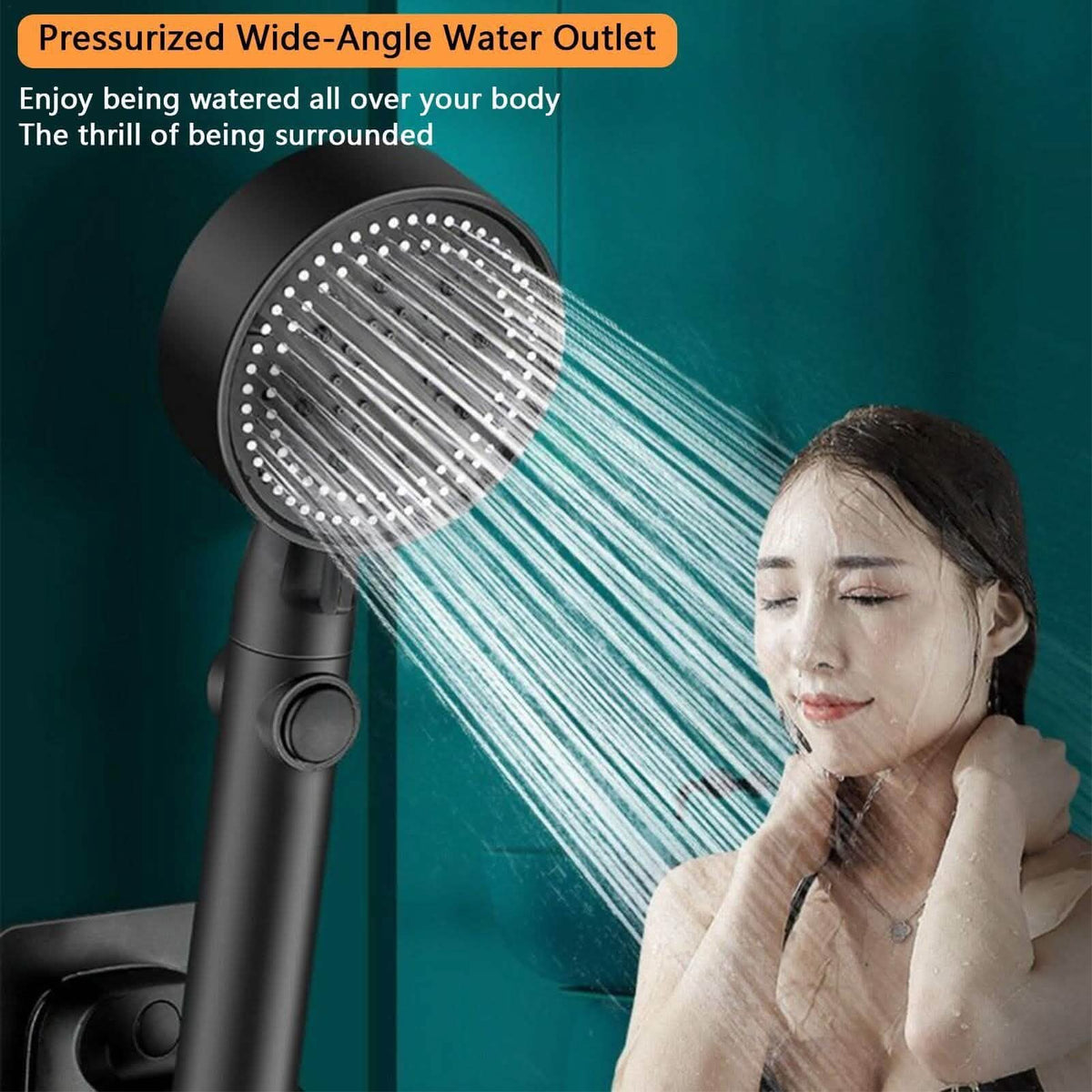High-Pressure Shower Head 5-Modes Adjustable Faucet Aerator Water Saving-High-Pressure Shower Head 5-Modes Adjustable Faucet Aerator Water Saving