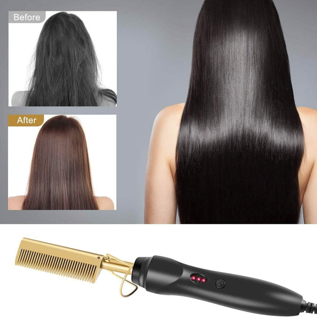 Hot Comb Hair Straightener Comb-Hot Comb Hair Straightener Comb
