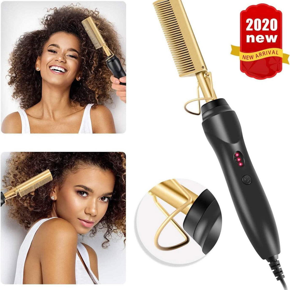Hot Comb Hair Straightener Comb-Hot Comb Hair Straightener Comb