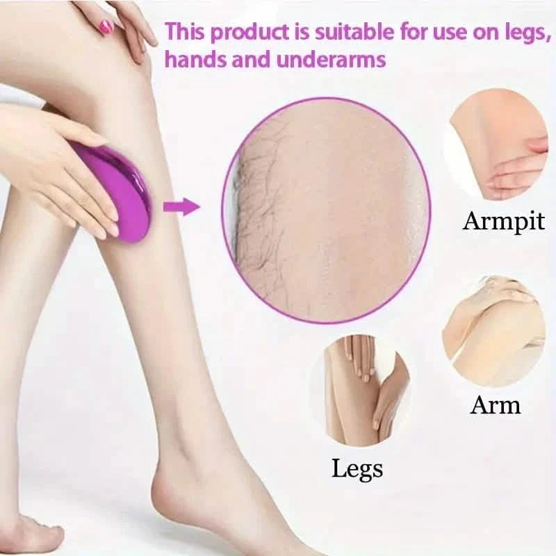 Hot Crystal Physical Hair Removal Eraser Glass Hair Remover Painless Epilator-Hot Crystal Physical Hair Removal Eraser Glass Hair Remover Painless Epilator