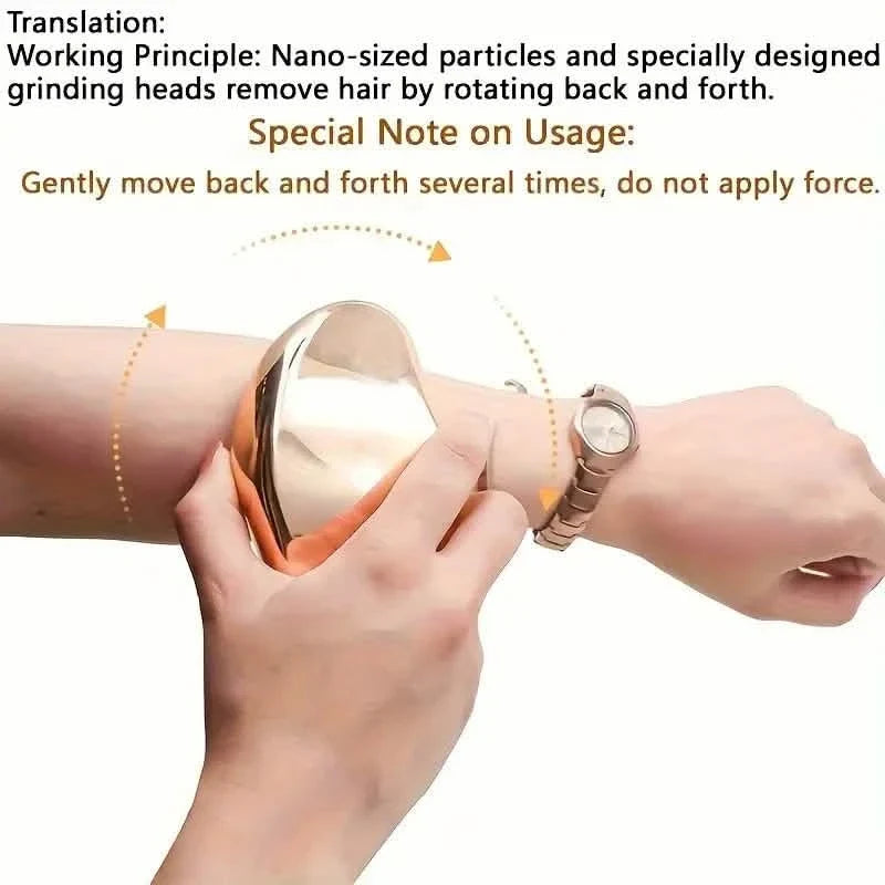 Hot Crystal Physical Hair Removal Eraser Glass Hair Remover Painless Epilator-Hot Crystal Physical Hair Removal Eraser Glass Hair Remover Painless Epilator