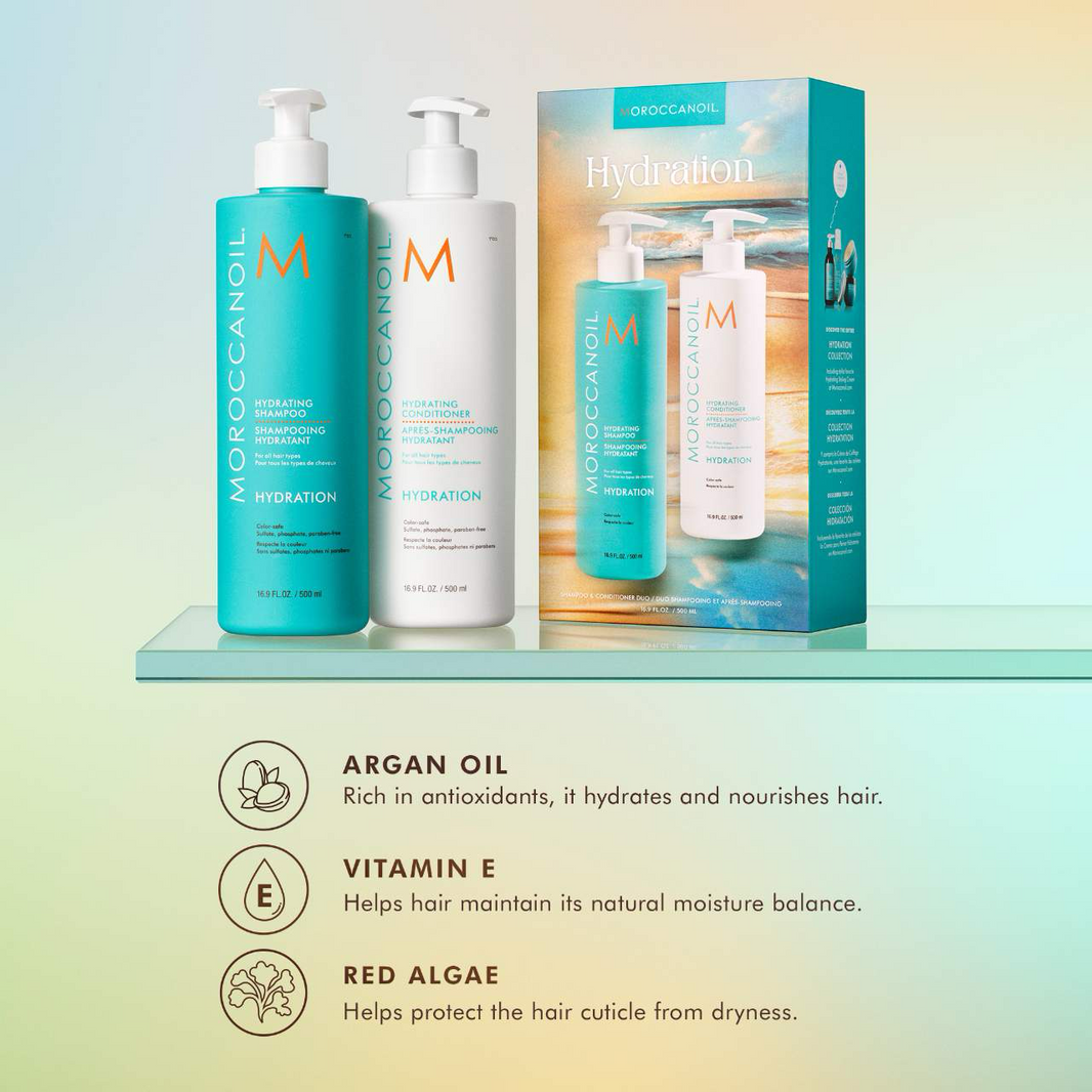 Moroccanoil Hydration Shampoo and Conditioner Jumbo Set-Moroccanoil Hydration Shampoo and Conditioner Jumbo Set
