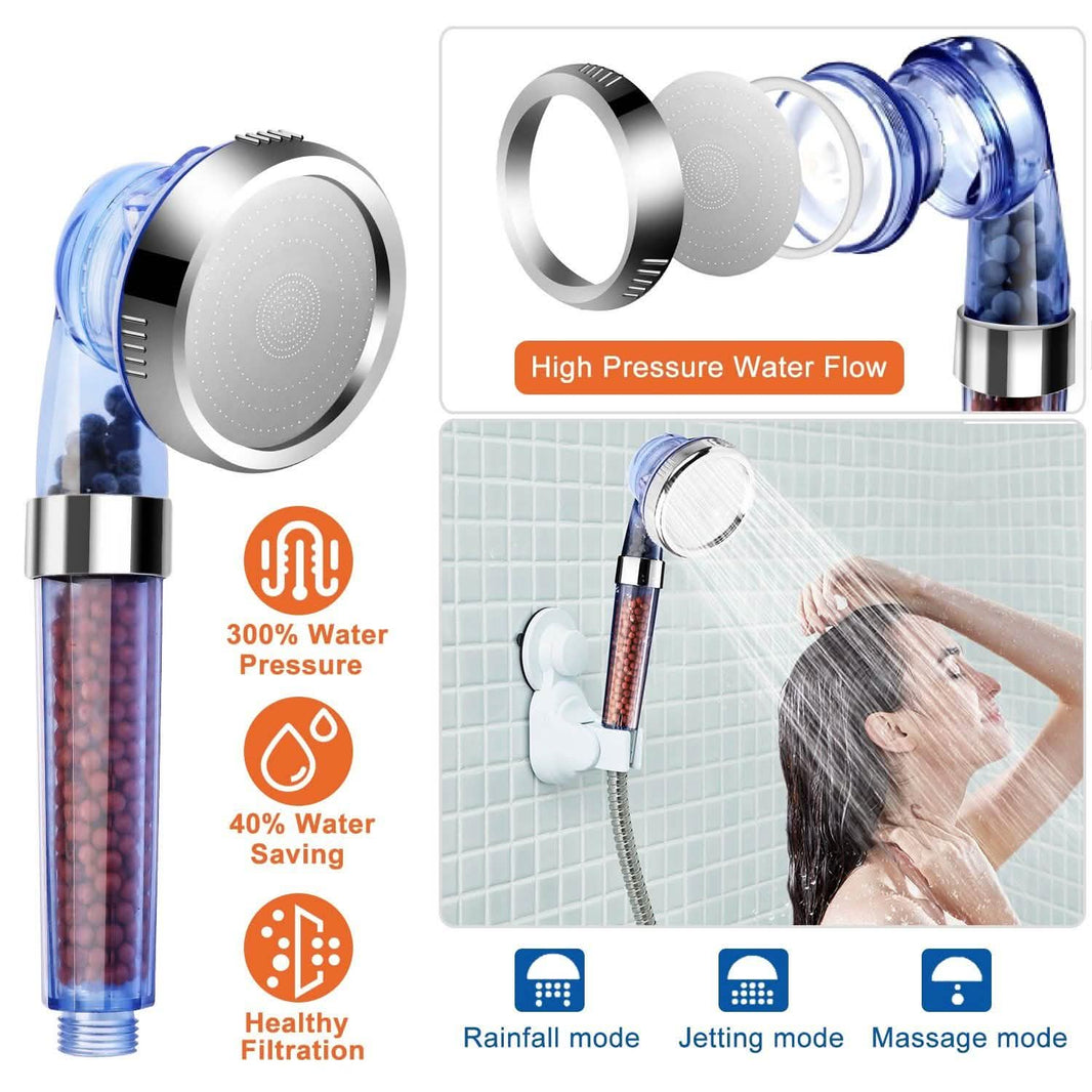 Ionic High Pressure Filter Shower Head-Ionic High Pressure Filter Shower Head