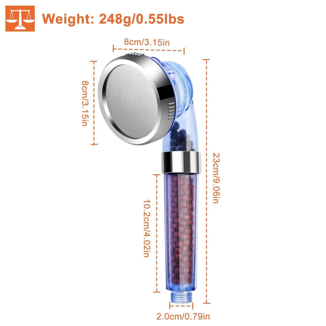 Ionic High Pressure Filter Shower Head-Ionic High Pressure Filter Shower Head
