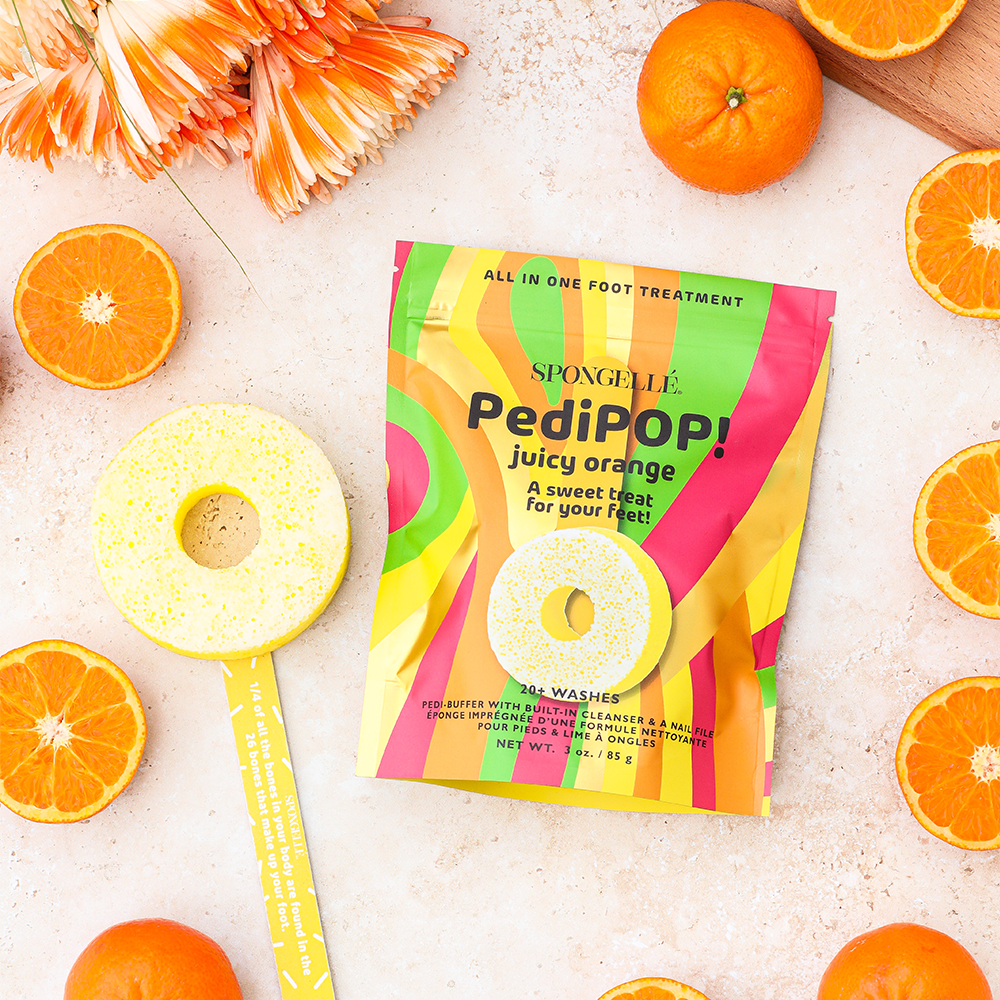Juicy Orange | PediPOP! Pedi Buffer & Nail File-Juicy Orange | PediPOP! Pedi Buffer & Nail File
