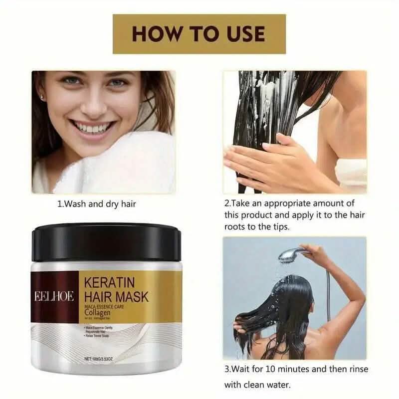 Keratin Soft Moisturizing Hair Mask with Collagen-Keratin Soft Moisturizing Hair Mask with Collagen