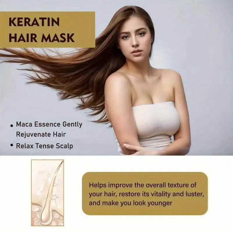 Keratin Soft Moisturizing Hair Mask with Collagen-Keratin Soft Moisturizing Hair Mask with Collagen