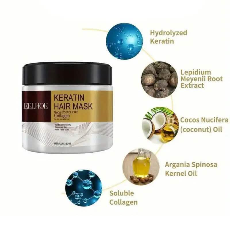 Keratin Soft Moisturizing Hair Mask with Collagen-Keratin Soft Moisturizing Hair Mask with Collagen