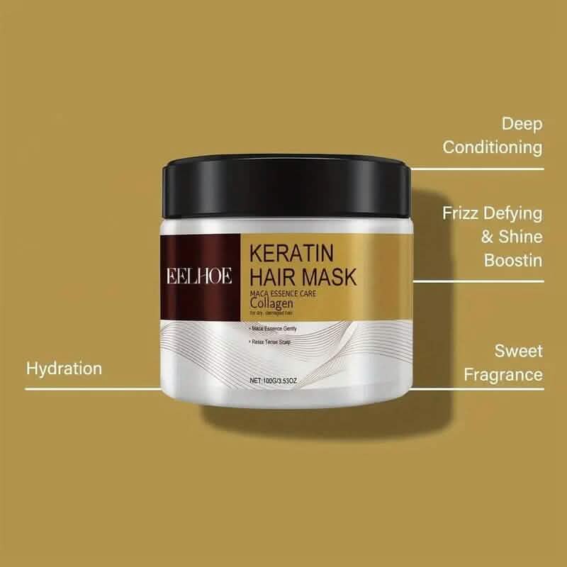 Keratin Soft Moisturizing Hair Mask with Collagen-Keratin Soft Moisturizing Hair Mask with Collagen