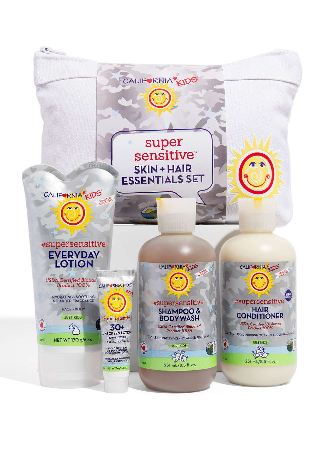 California Kids® #supersensitive™ Essentials Set-California Kids® #supersensitive™ Essentials Set