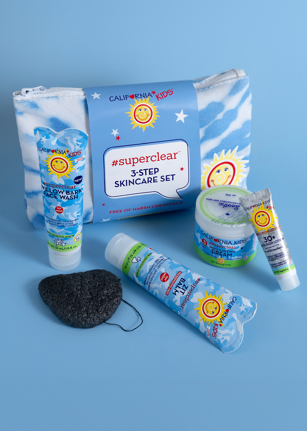 California Kids® #superclear™ 3-Step Skincare Kit-California Kids® #superclear™ 3-Step Skincare Kit