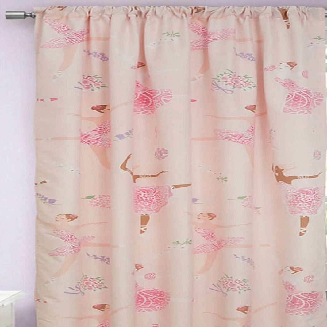 Kidz Mix Dancing Ballerinas Shower Curtain-Kidz Mix Dancing Ballerinas Shower Curtain