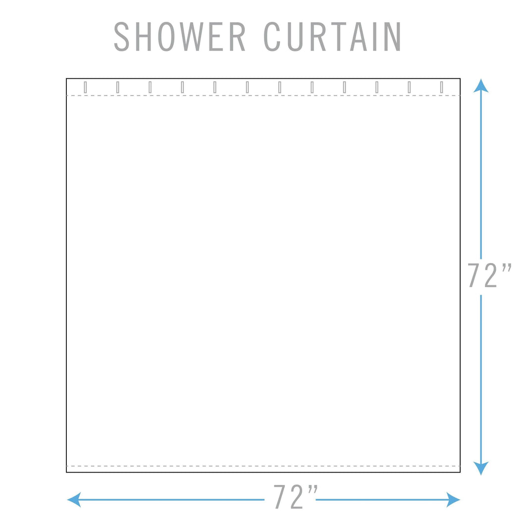 Kidz Mix Level Up Glow-in-the-Dark Shower Curtain-Kidz Mix Level Up Glow-in-the-Dark Shower Curtain