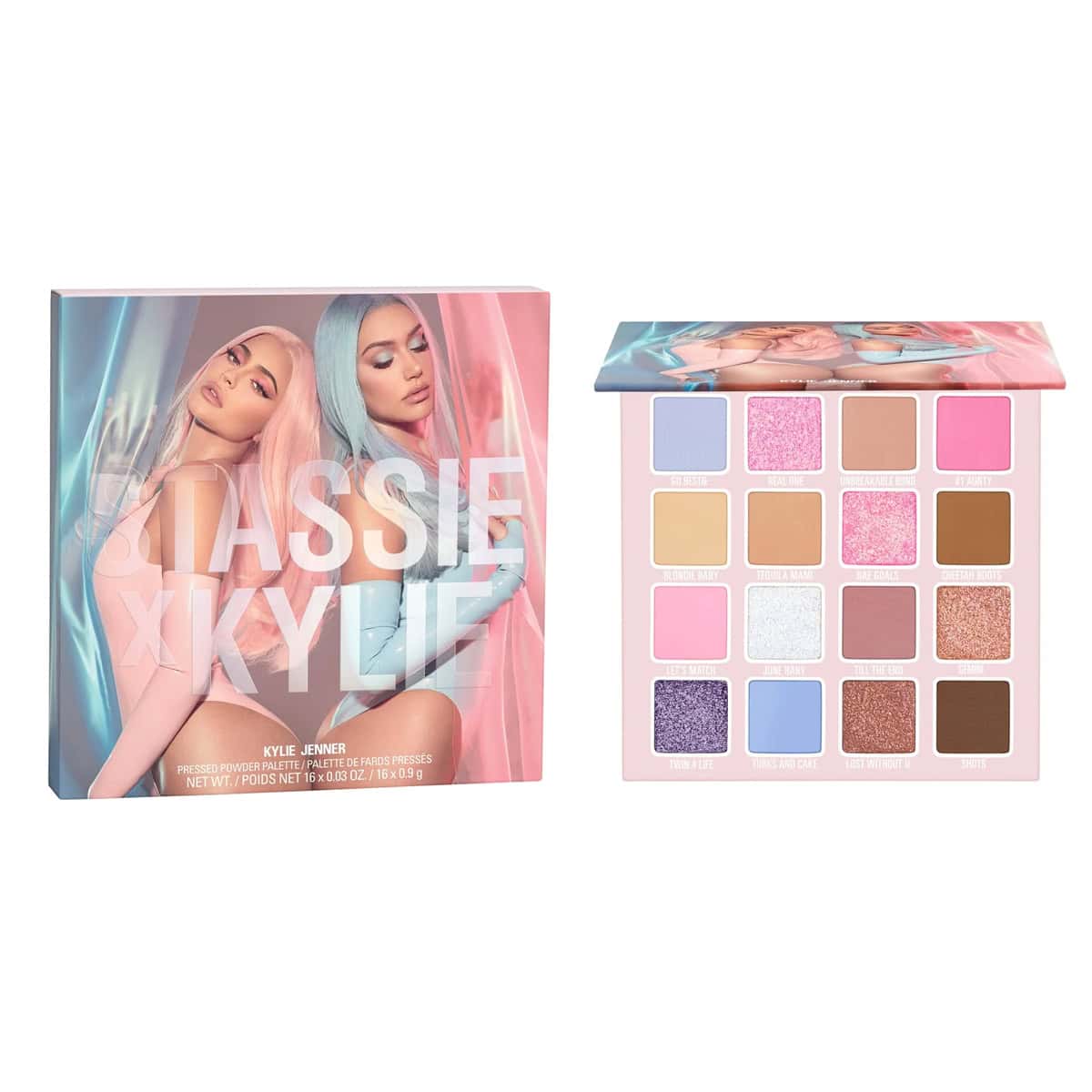 Kylie Cosmetics Stassie Collection Pressed Powder Palette 16 x 0.03 OZ-Kylie Cosmetics Stassie Collection Pressed Powder Palette 16 x 0.03 OZ