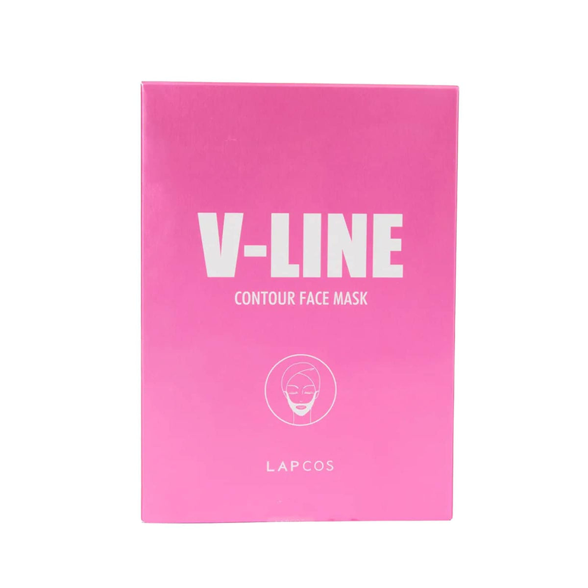 LAPCOS V Line Contour Face Mask 5 Pack - Korean Mask-LAPCOS V Line Contour Face Mask 5 Pack - Korean Mask