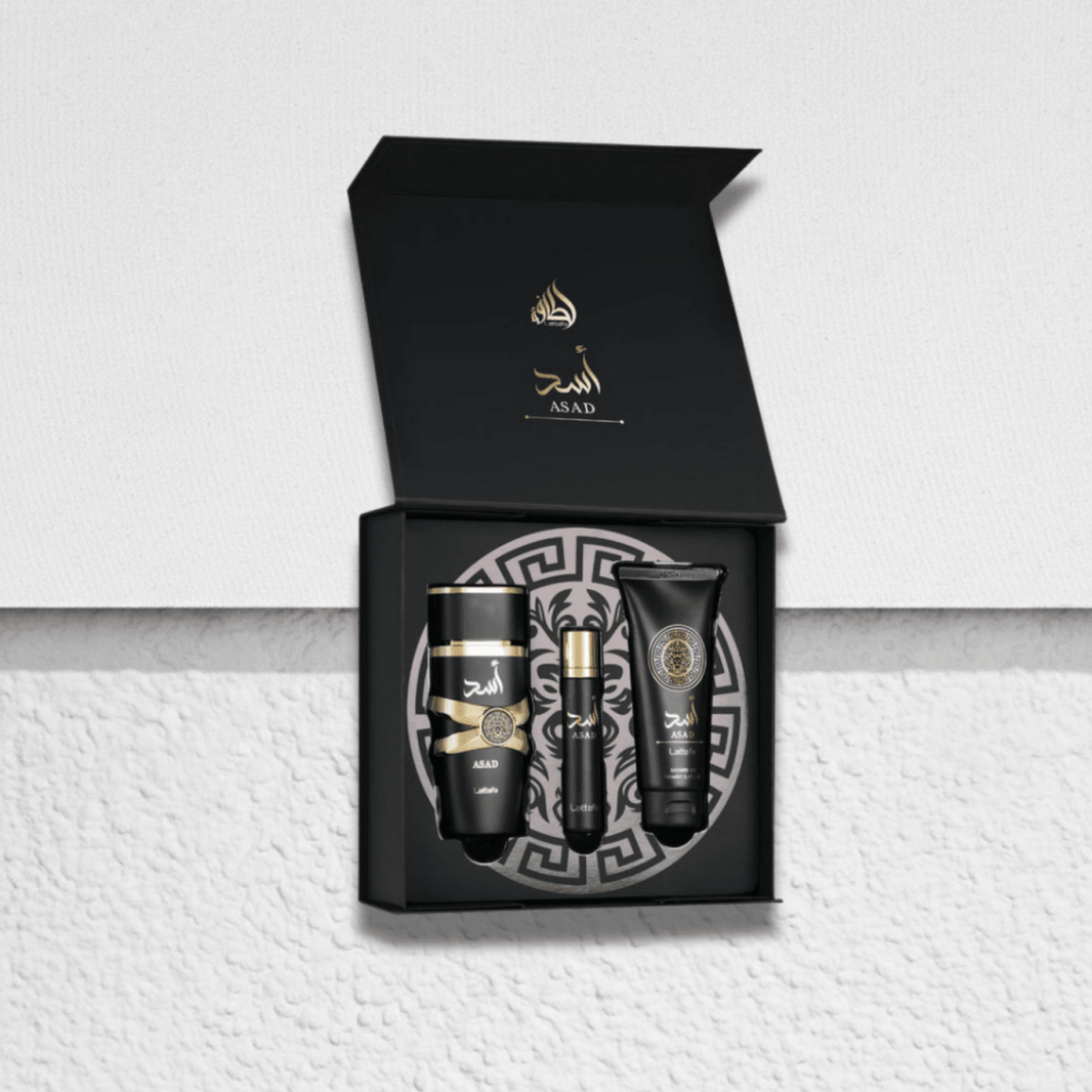 Lattafa Asad 3 pcs Gift Set-Lattafa Asad 3 pcs Gift Set