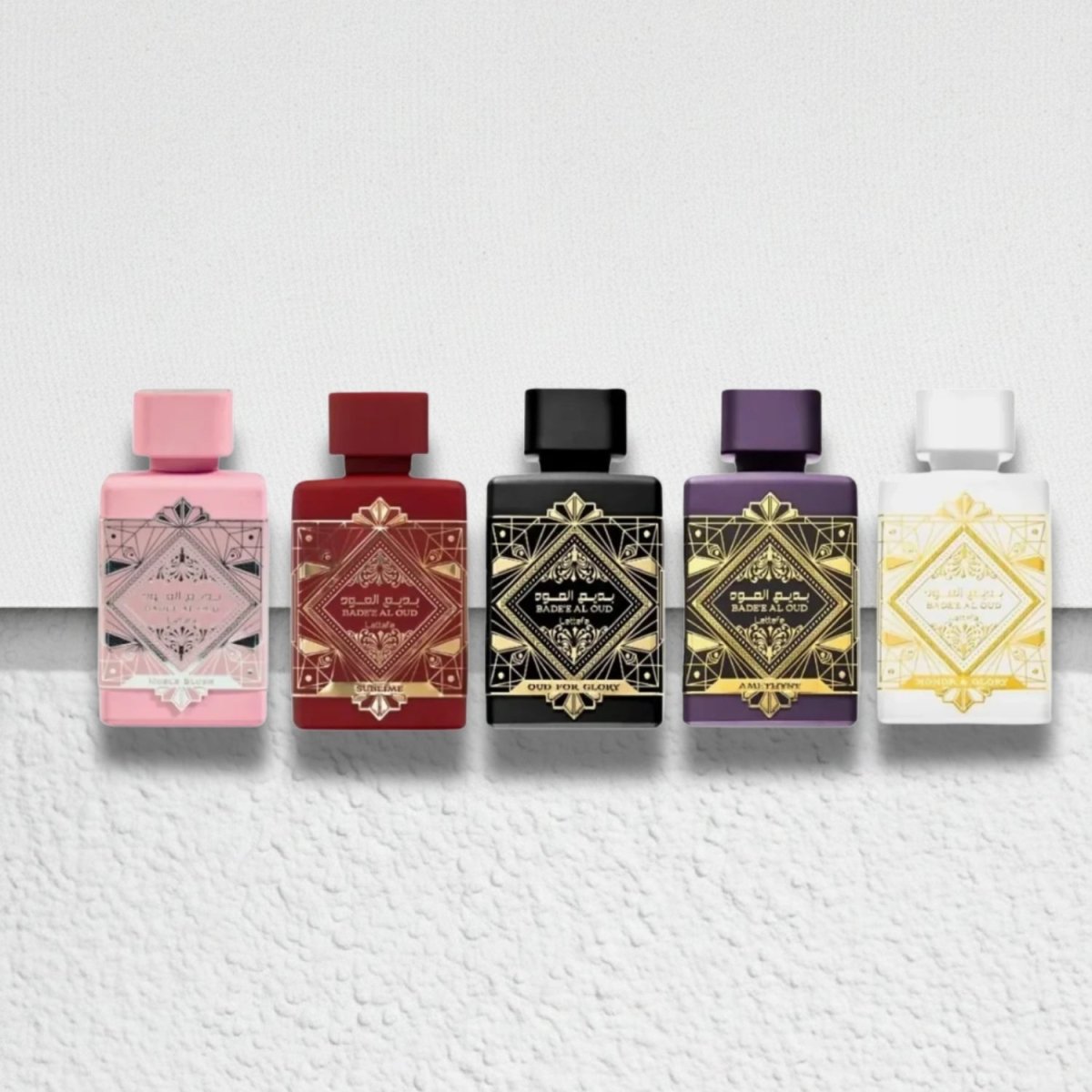 Lattafa Badee Al Oud Collection 5 x 5ml EDP Gift Set-Lattafa Badee Al Oud Collection 5 x 5ml EDP Gift Set