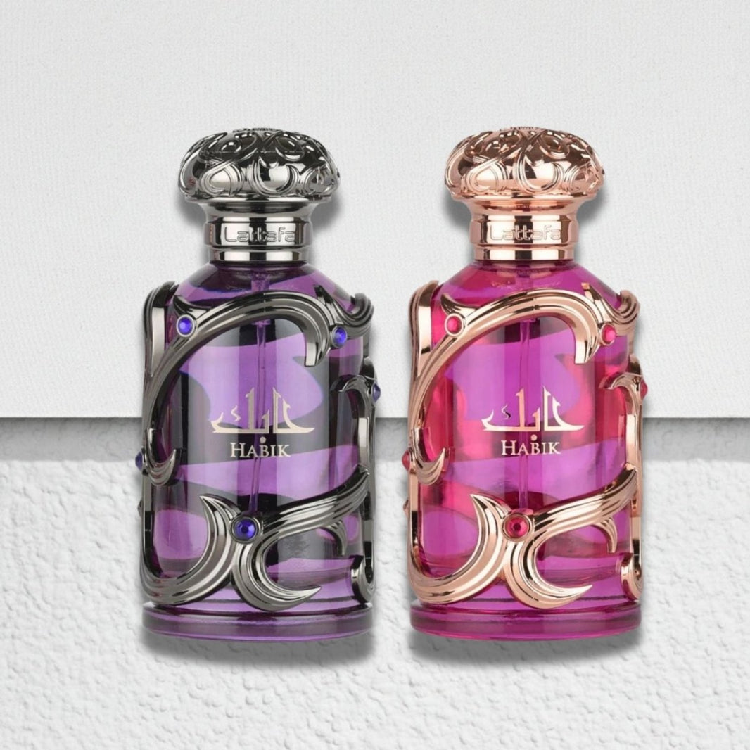 Lattafa Habik Women & Habik Men Bundle Gift Set 100ml-Lattafa Habik Women & Habik Men Bundle Gift Set 100ml