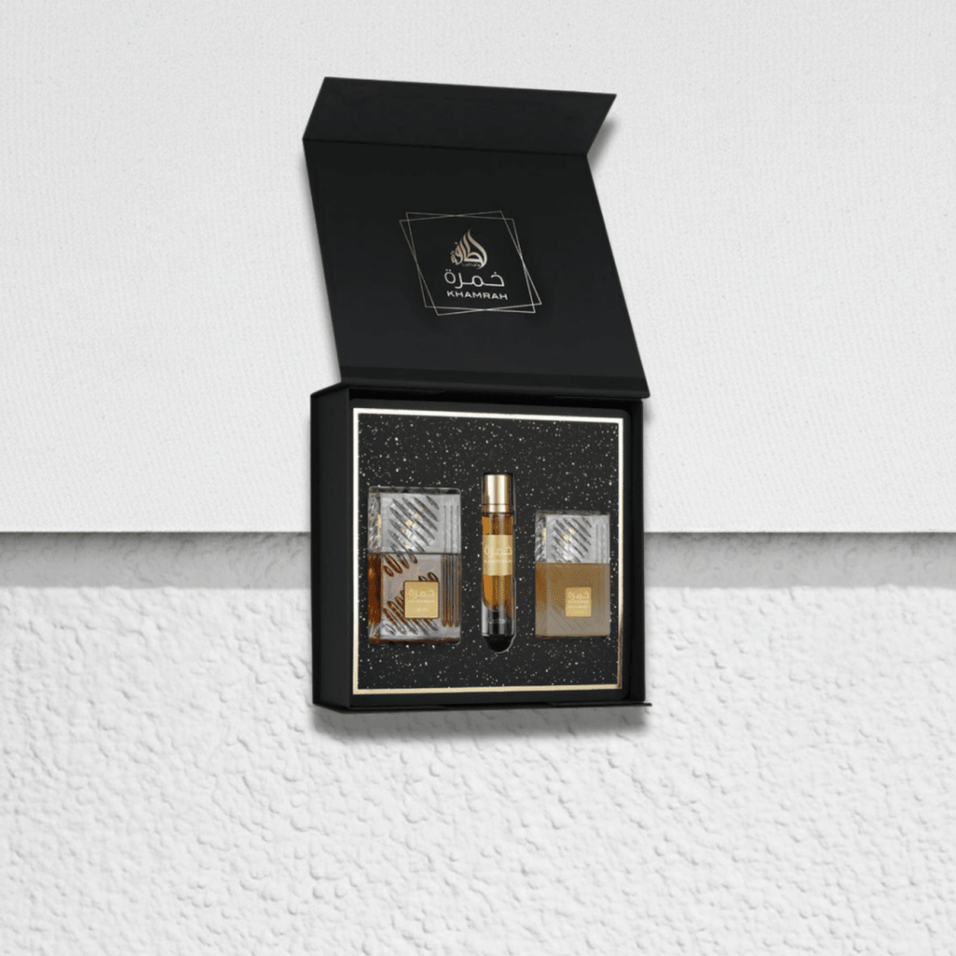 Lattafa Khamrah 3pcs Gift Set-Lattafa Khamrah 3pcs Gift Set
