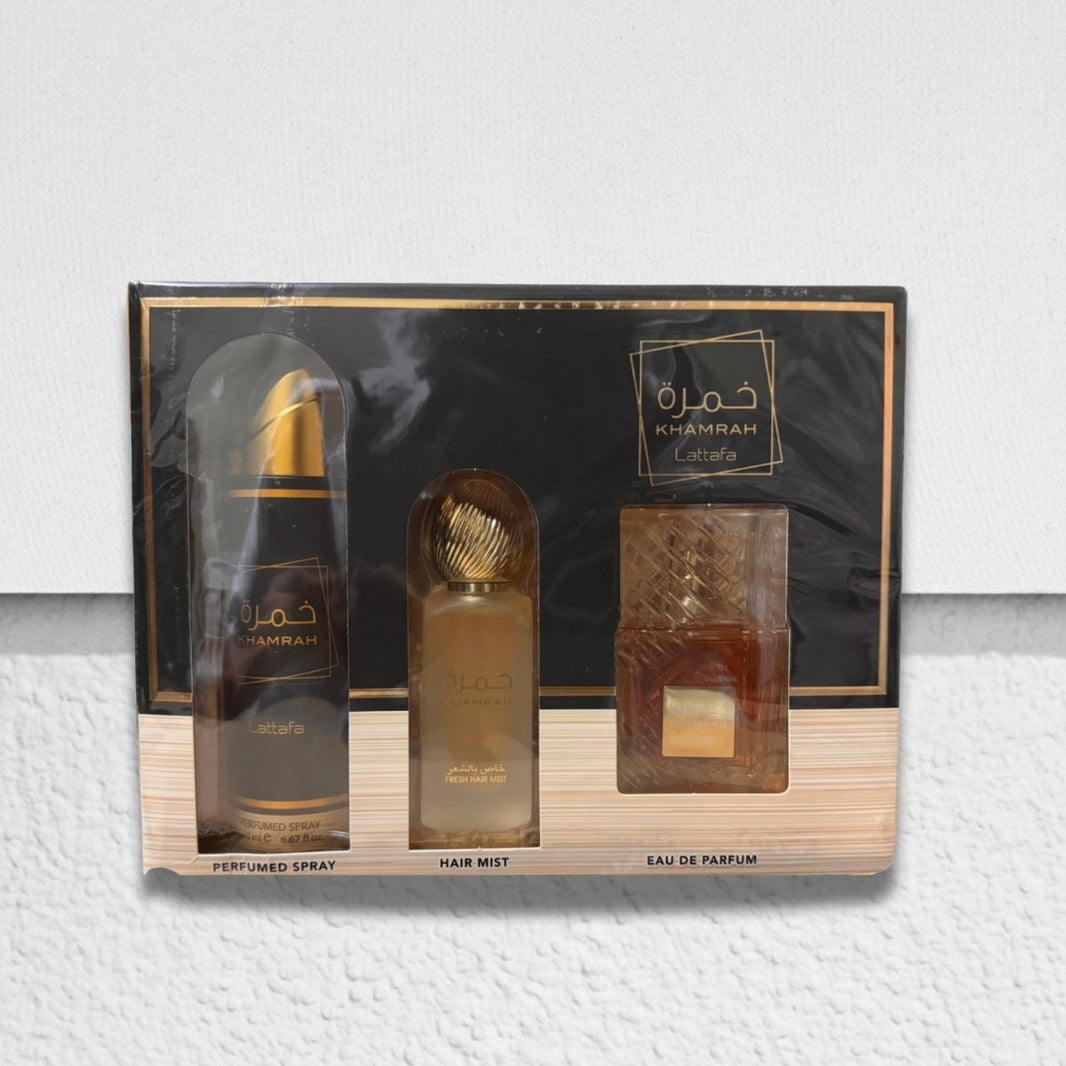 Lattafa Khamrah Collection Gift Set Limited Edition 50ml-Lattafa Khamrah Collection Gift Set Limited Edition 50ml