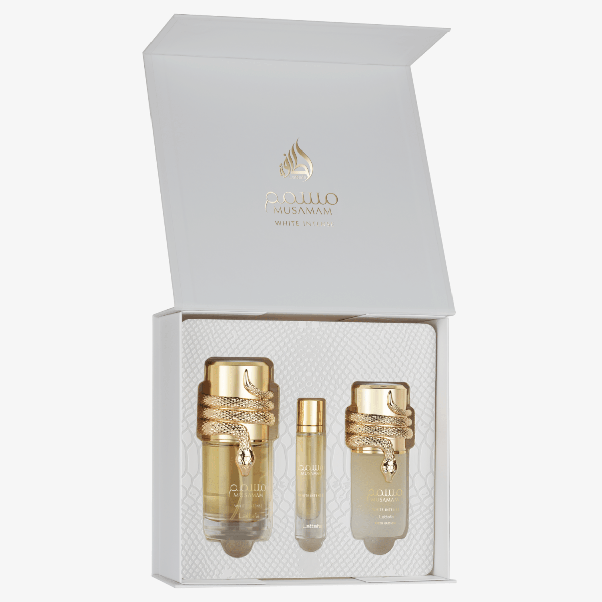 Lattafa Musamam White Intense 3pcs Gift Set 100ml-Lattafa Musamam White Intense 3pcs Gift Set 100ml