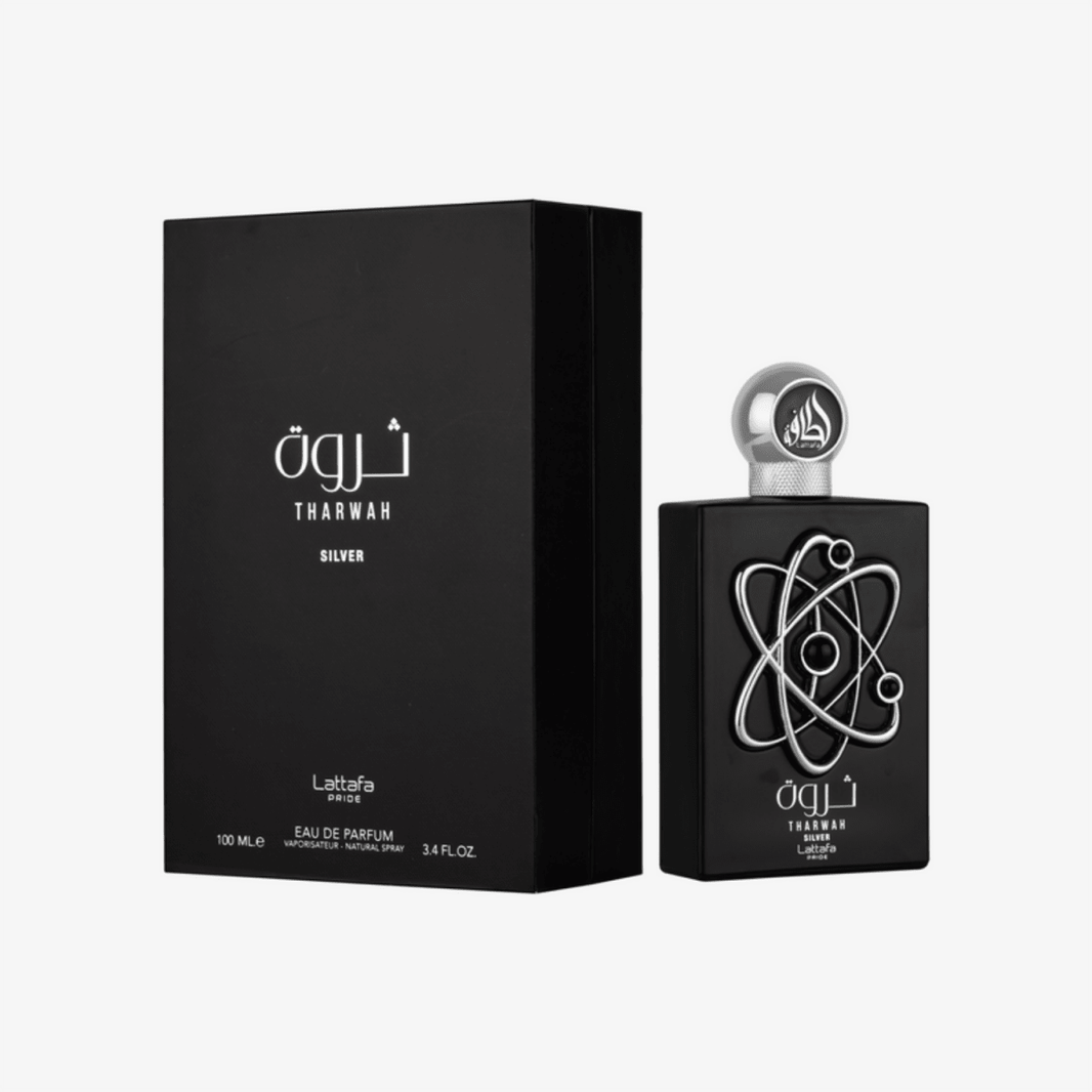 Lattafa Pride Tharwah Silver Eau De Parfum 100ml for Men-Lattafa Pride Tharwah Silver Eau De Parfum 100ml for Men