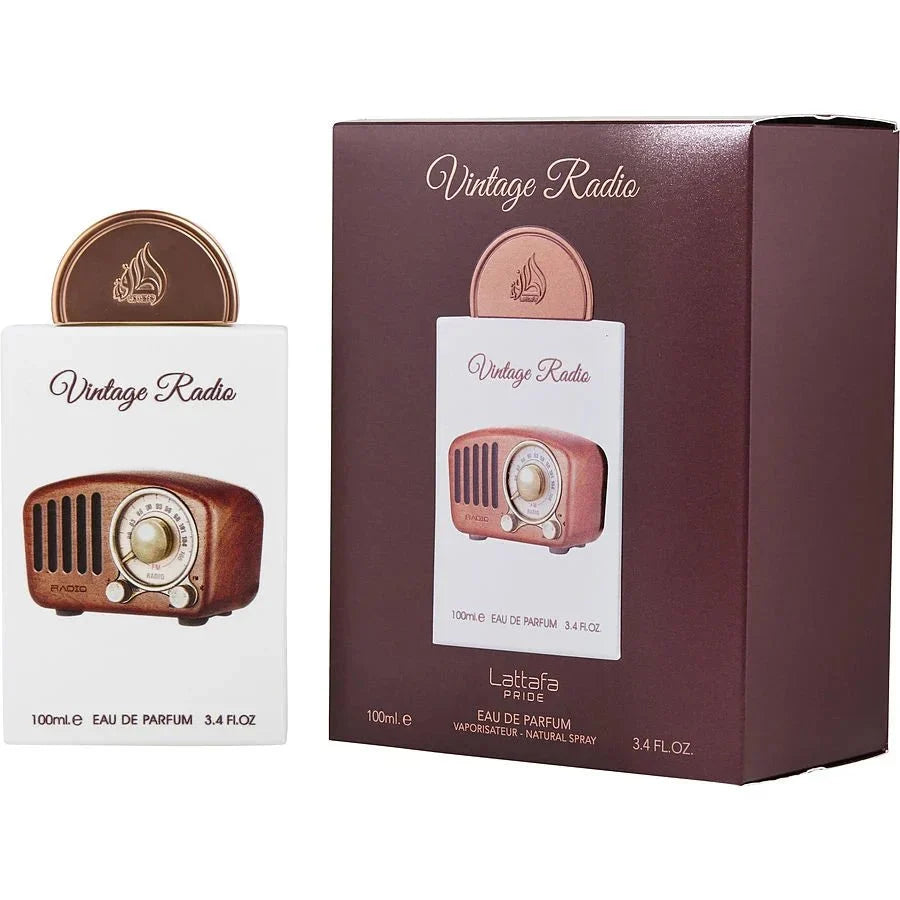 Lattafa Pride Vintage Radio Eau De Parfum 100ml Unisex-Lattafa Pride Vintage Radio Eau De Parfum 100ml Unisex