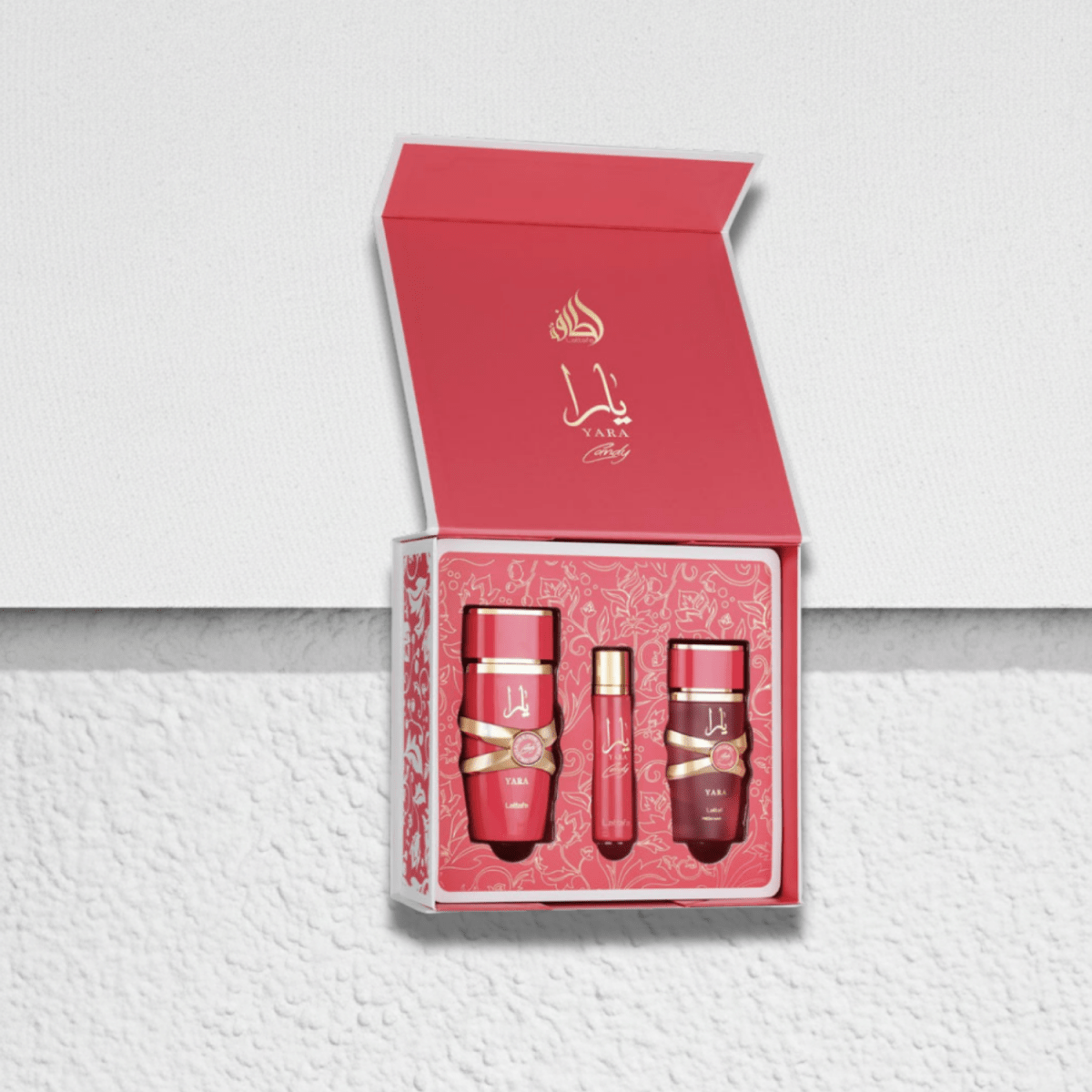 Lattafa Yara Candy 3pcs Gift Set-Lattafa Yara Candy 3pcs Gift Set