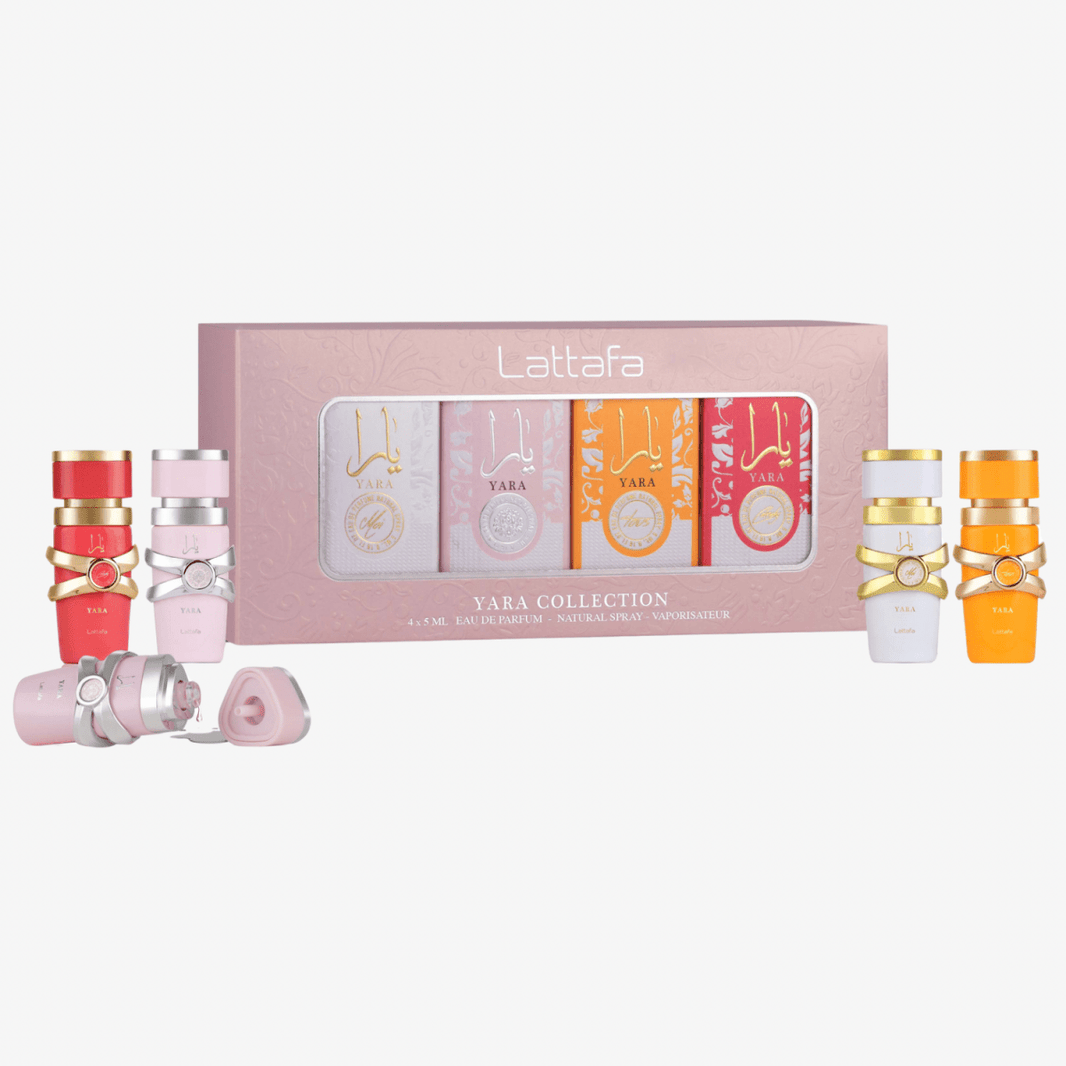 Lattafa Yara Mini Collection 4 X 5ML EDP Spray Gift Set-Lattafa Yara Mini Collection 4 X 5ML EDP Spray Gift Set