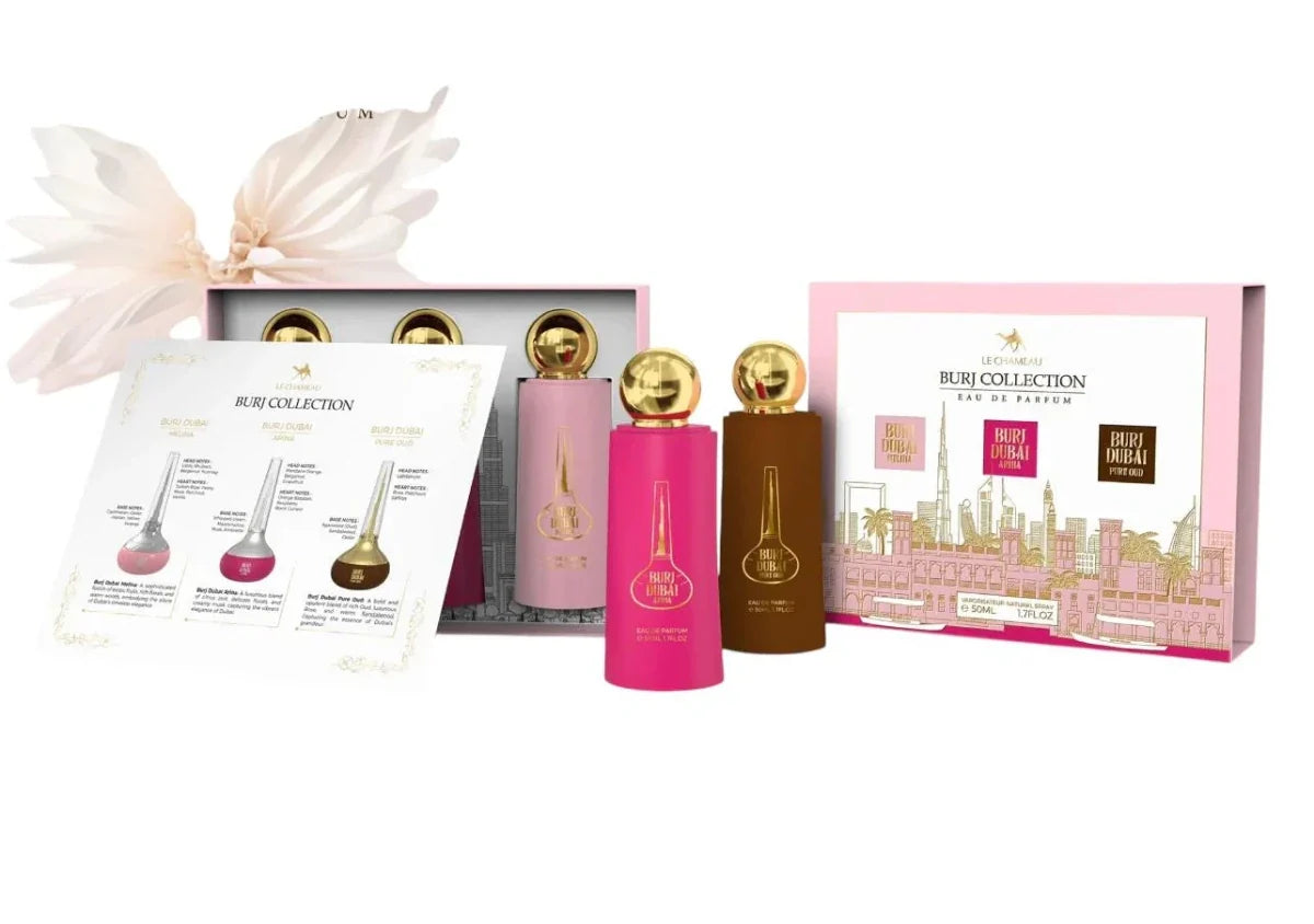 Le Chameau Burj Collection Gift Set EDP 50ml-Le Chameau Burj Collection Gift Set EDP 50ml