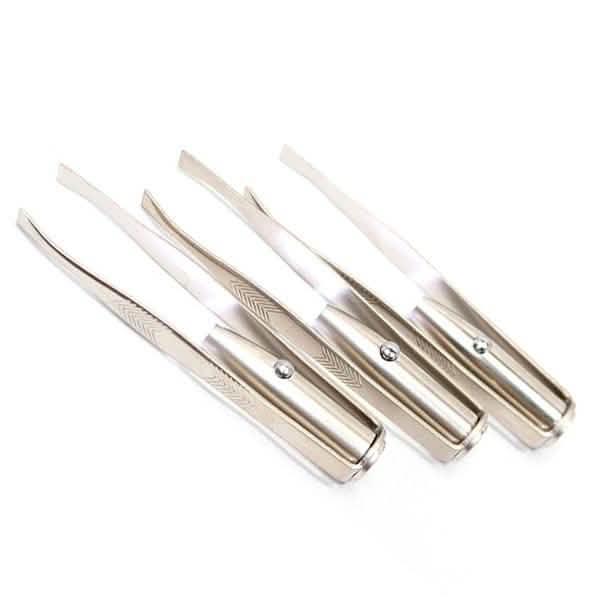 Led Light Eyelash Eyebrow Hair Removal Tweezers-Led Light Eyelash Eyebrow Hair Removal Tweezers