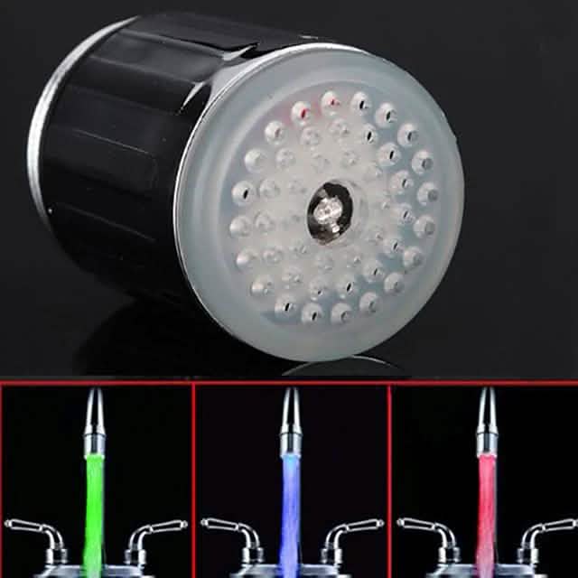 LED Light Water Faucet Tap Heads Glow LED Shower Stream-LED Light Water Faucet Tap Heads Glow LED Shower Stream