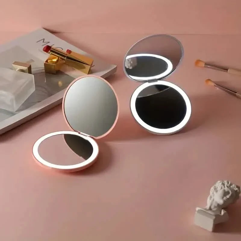 LED Travel Makeup Mirror-LED Travel Makeup Mirror