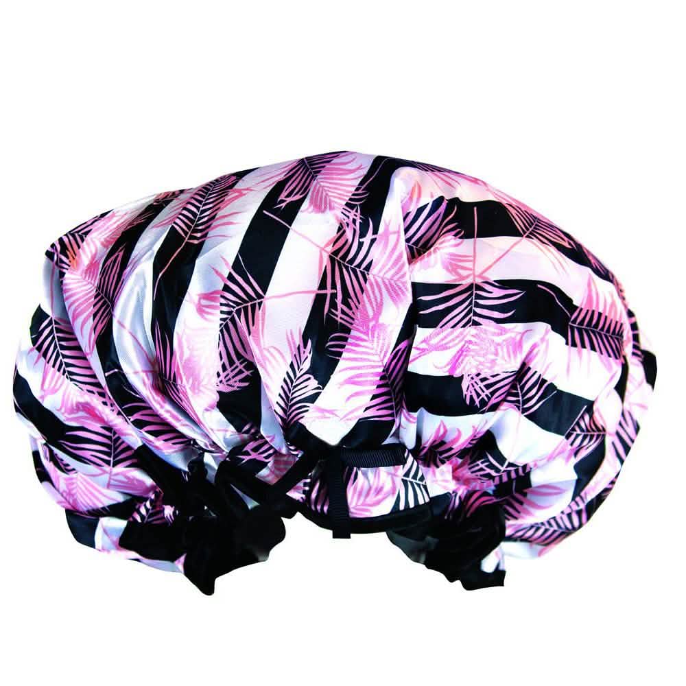 Lemon Lavender Comfy Retro Style Shower Cap-Lemon Lavender Comfy Retro Style Shower Cap