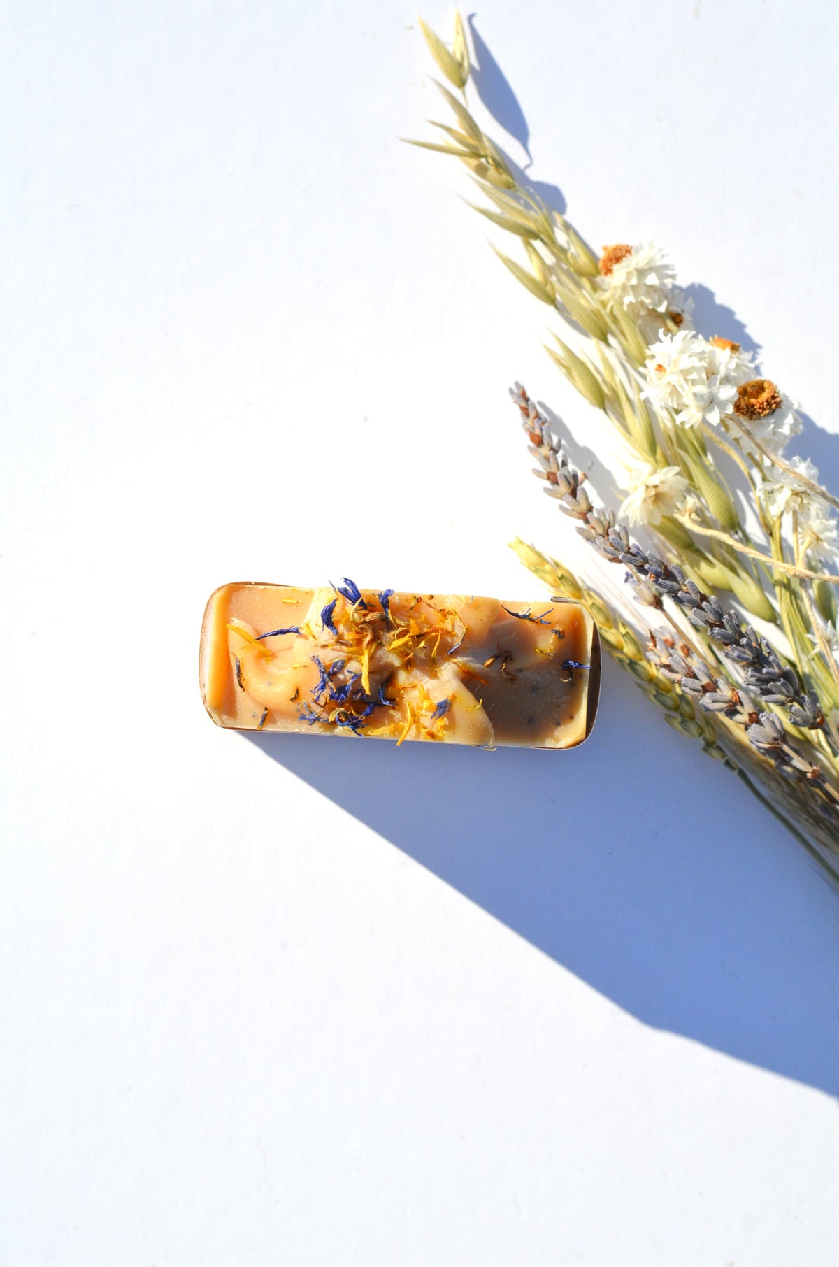 Lemon + Honey + Poppy Seed Handmade Tallow and Goat Milk Soap Bar-Lemon + Honey + Poppy Seed Handmade Tallow and Goat Milk Soap Bar