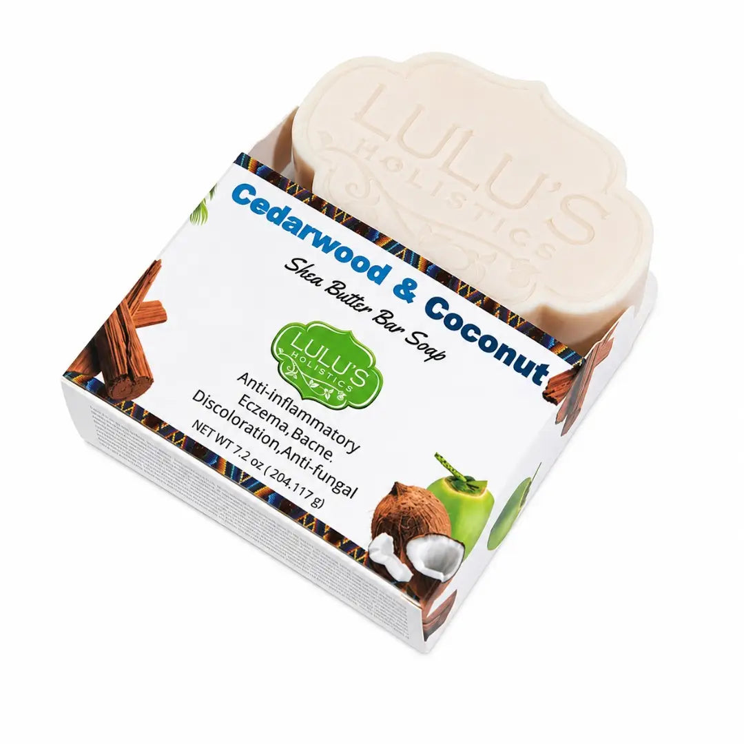 Lulu's Holistics Coconut Milk Shea Butter Bar Soap – Moisturizing Cleanse-Lulu's Holistics Coconut Milk Shea Butter Bar Soap – Moisturizing Cleanse