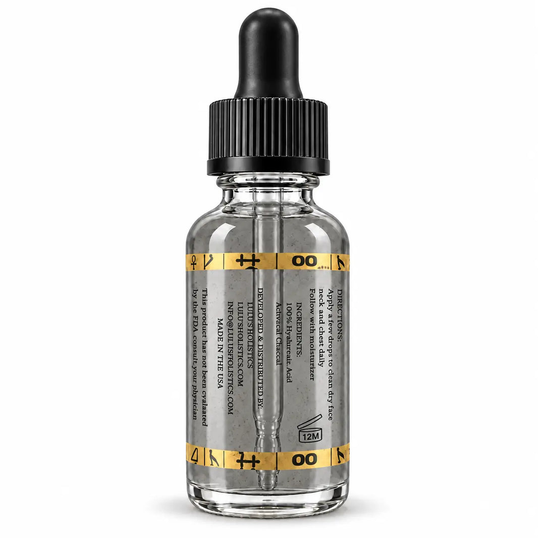 Lulu's Holistics Charcoal Hyaluronic Acid Detox & Purify Hydrating Serum (30ml)-Lulu's Holistics Charcoal Hyaluronic Acid Detox & Purify Hydrating Serum (30ml)