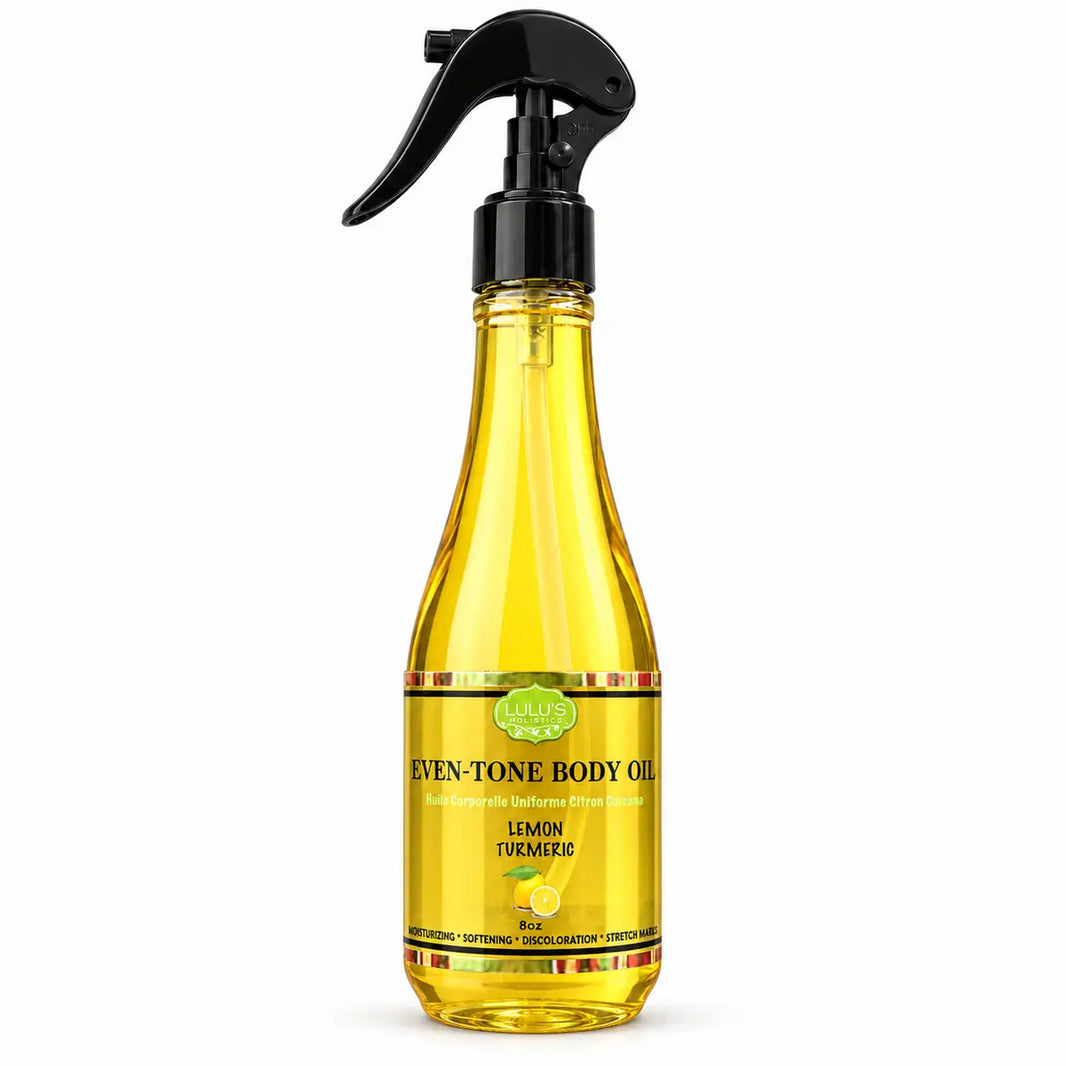 Lulu's Holistics Lemon Turmeric Radiance Conditioning Body Oil (8oz)-Lulu's Holistics Lemon Turmeric Radiance Conditioning Body Oil (8oz)