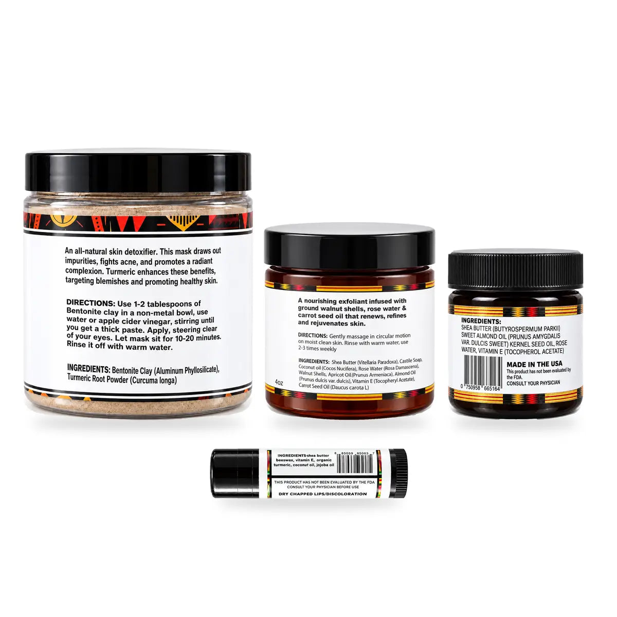 Lulu's Holistics Ultimate Skin Detox & Glow Routine Complete 4-Piece Set-Lulu's Holistics Ultimate Skin Detox & Glow Routine Complete 4-Piece Set