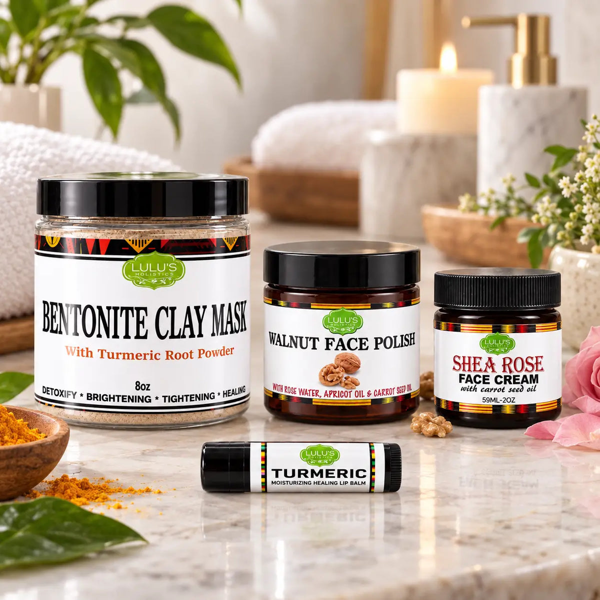Lulu's Holistics Ultimate Skin Detox & Glow Routine Complete 4-Piece Set-Lulu's Holistics Ultimate Skin Detox & Glow Routine Complete 4-Piece Set