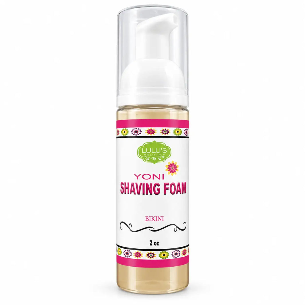Lulu's Holistics Anti-Irritation Bikini Line Shaving Foam (2oz)-Lulu's Holistics Anti-Irritation Bikini Line Shaving Foam (2oz)